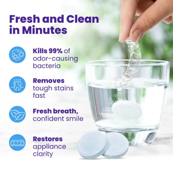 Brite Cleaning Tablets – Limpieza para Alineadores y Prótesis x3 und - Image 6