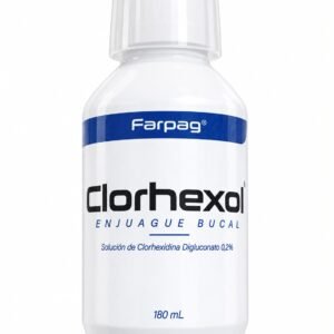 Clorhexol Enjuague Bucal Farpag 180 ml con clorhexidina 0,2%